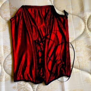 Red corset